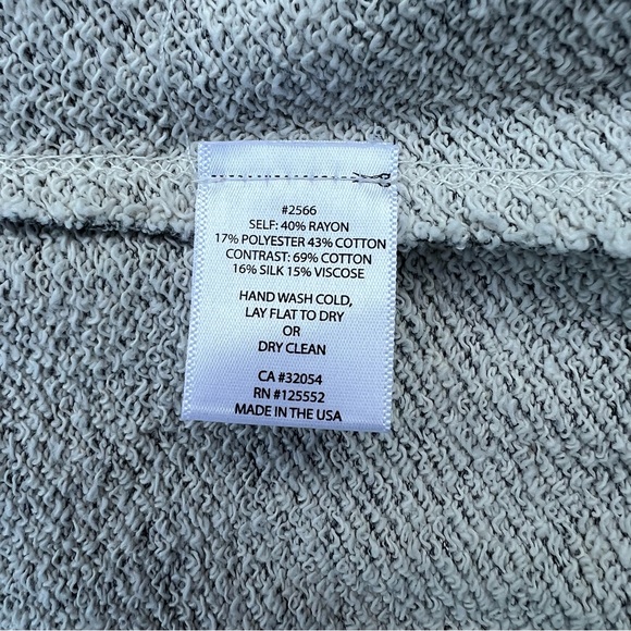 Anthropologie Dolan T-Shirt Zip Up Jacket / Sweater - Picture 9 of 9